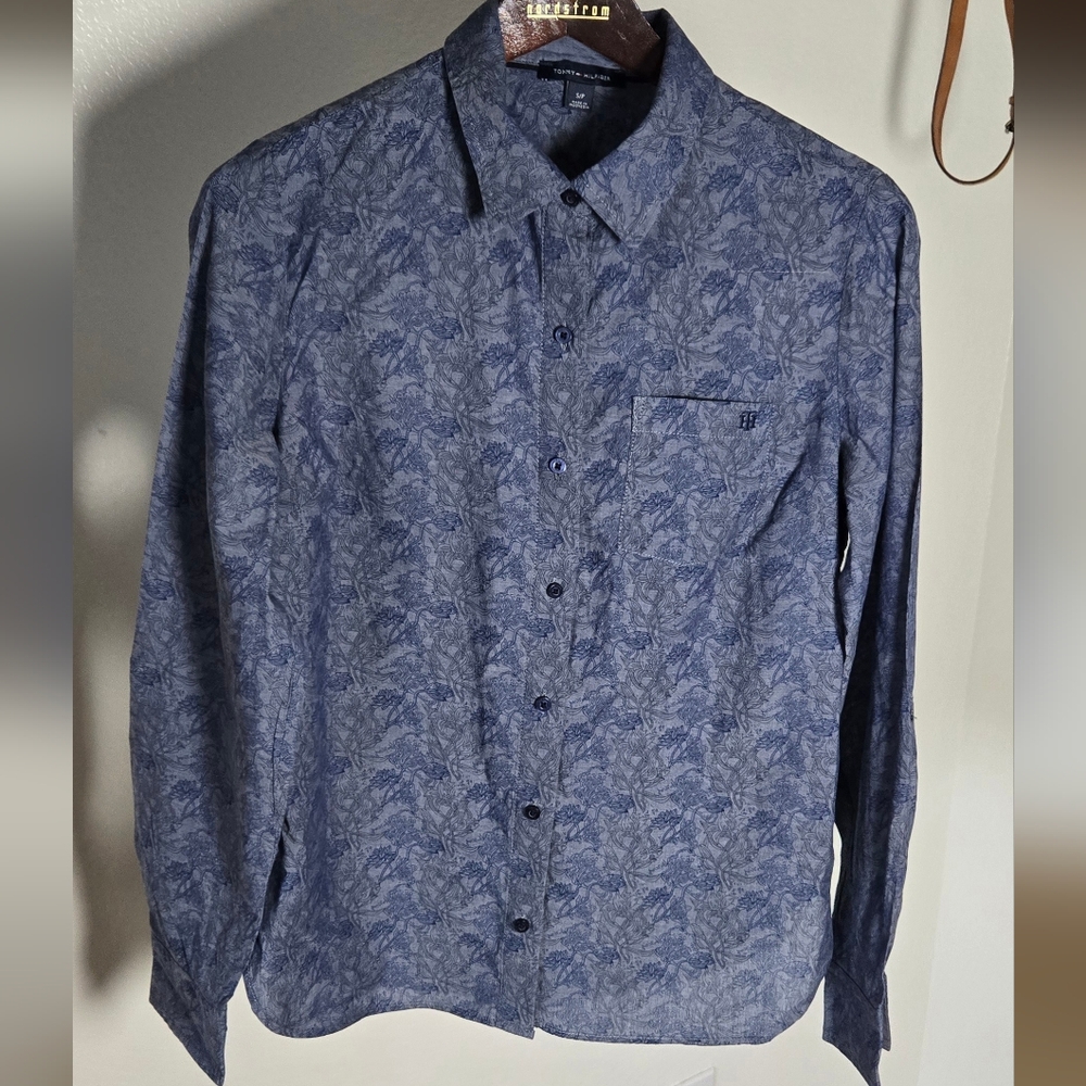 Tommy Hilfiger Blue Button Down Shirt